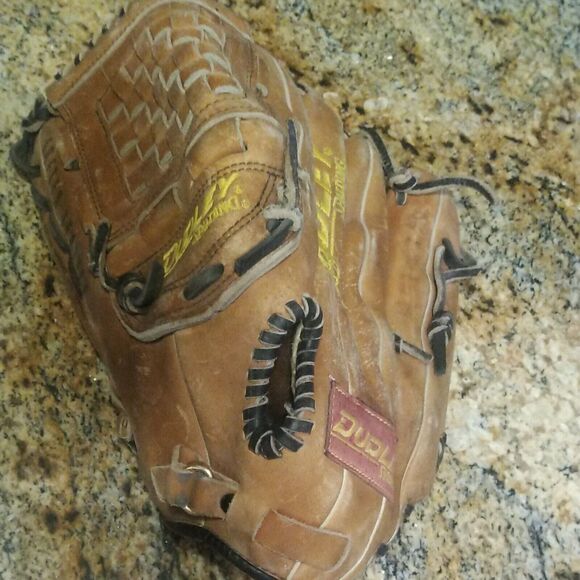 Rare Dudley Baseball Softball Spalding DSG5 12.5" Leather Left Hand Throw Glove - Picture 11 of 12